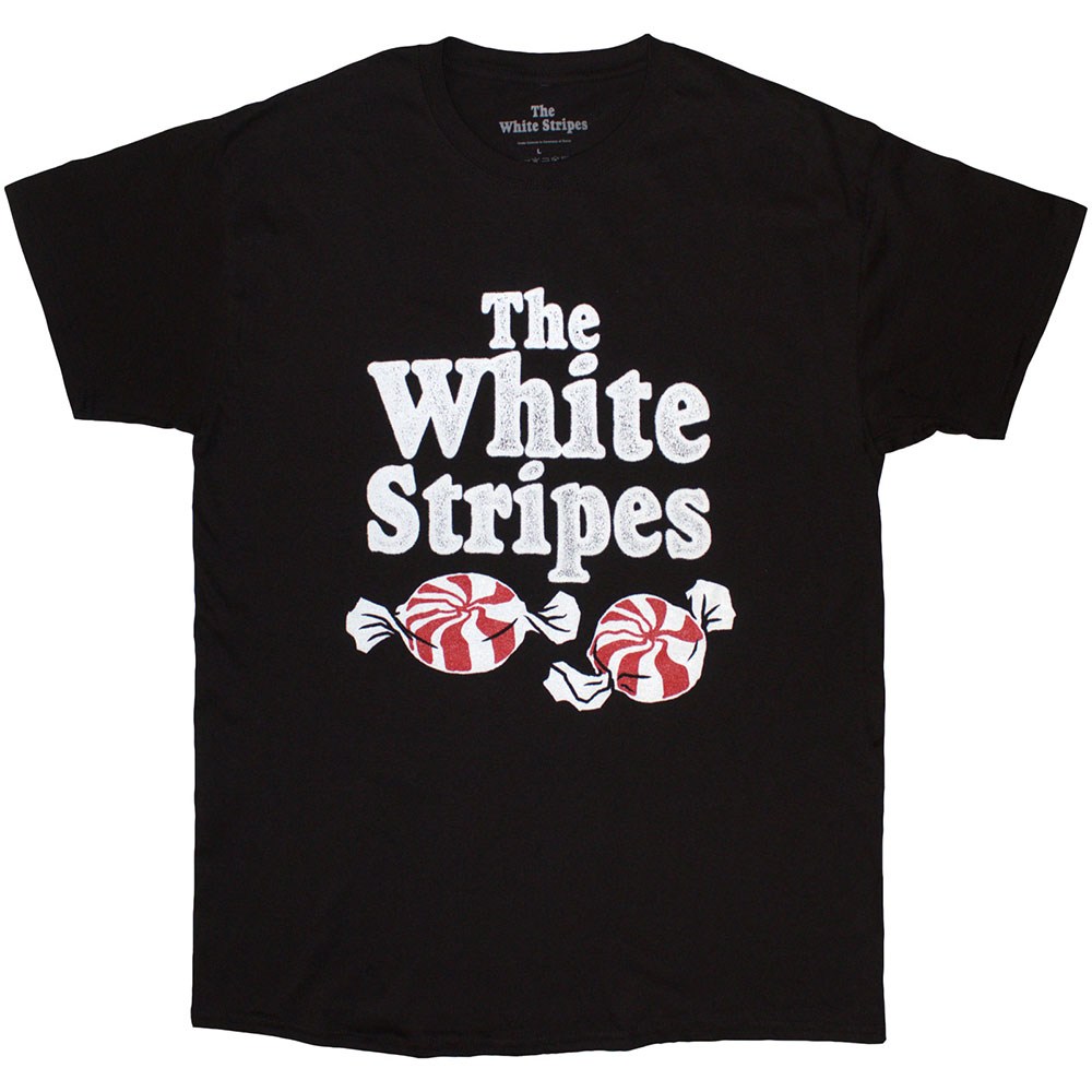 The White Stripes - Peppermints Tshirt Homme - Noir